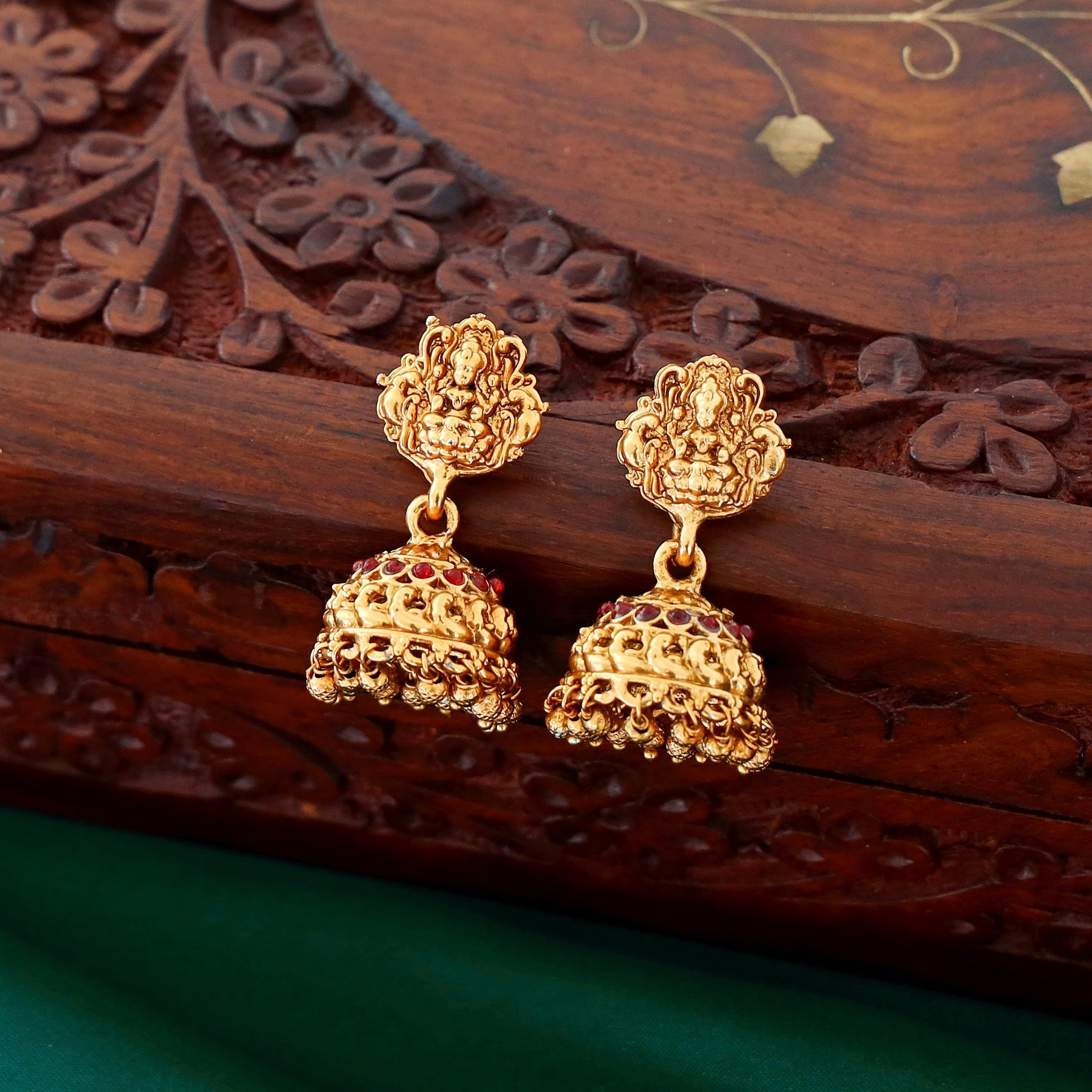 Anvika Lakshmi Long Haram With Jhumka