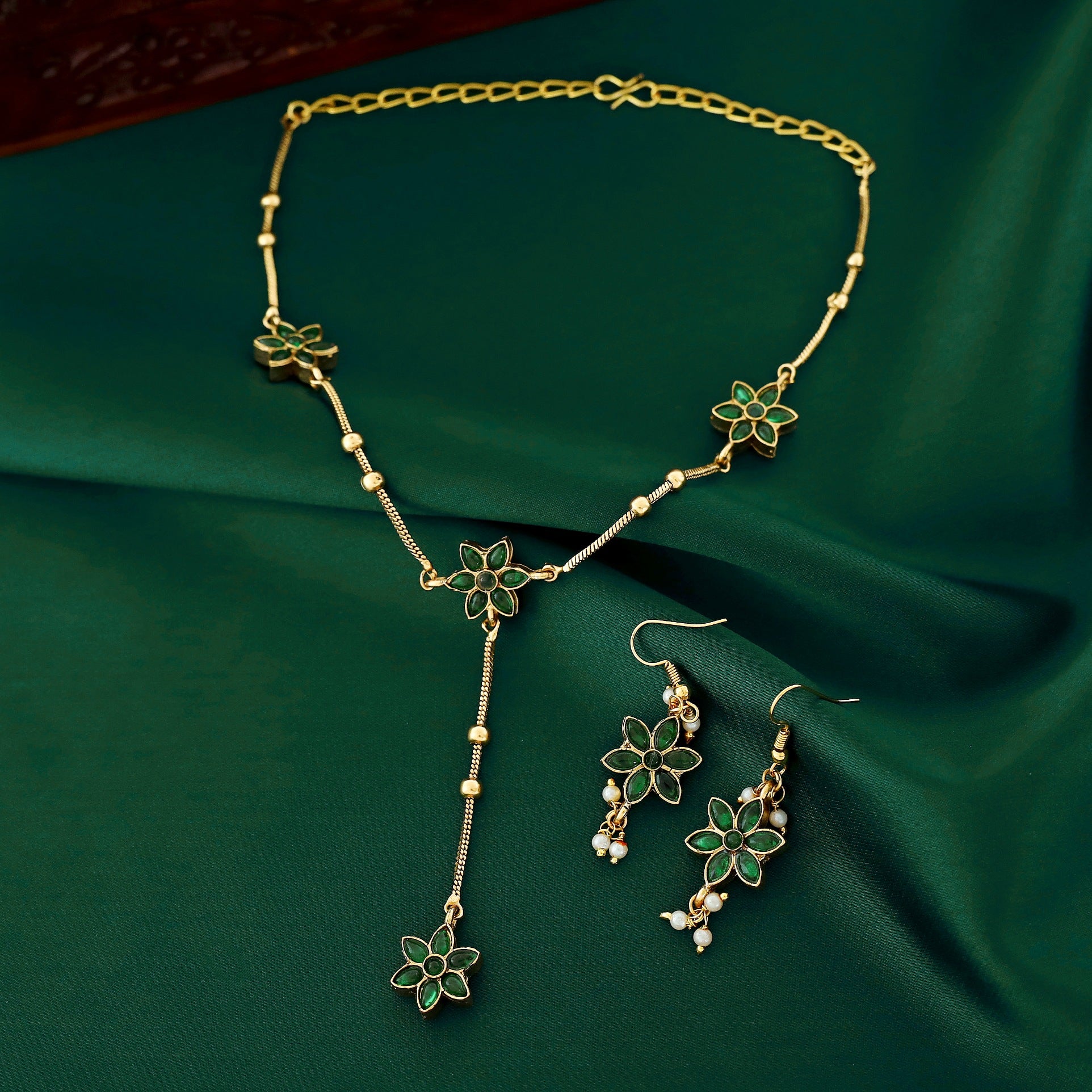 Tanya Reversible Neckpiece With Drops