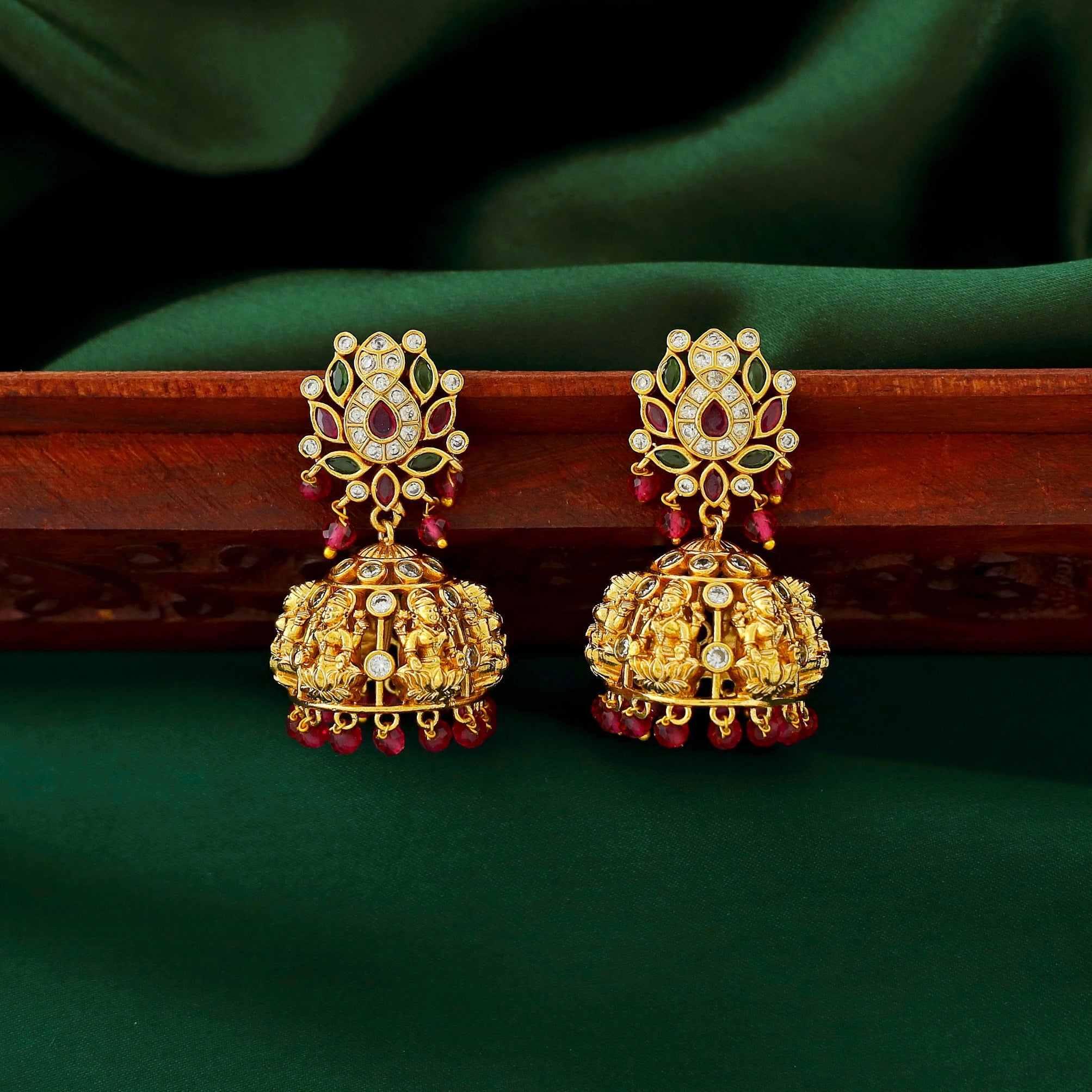 Karishma Golden Lekshmi Jhumka