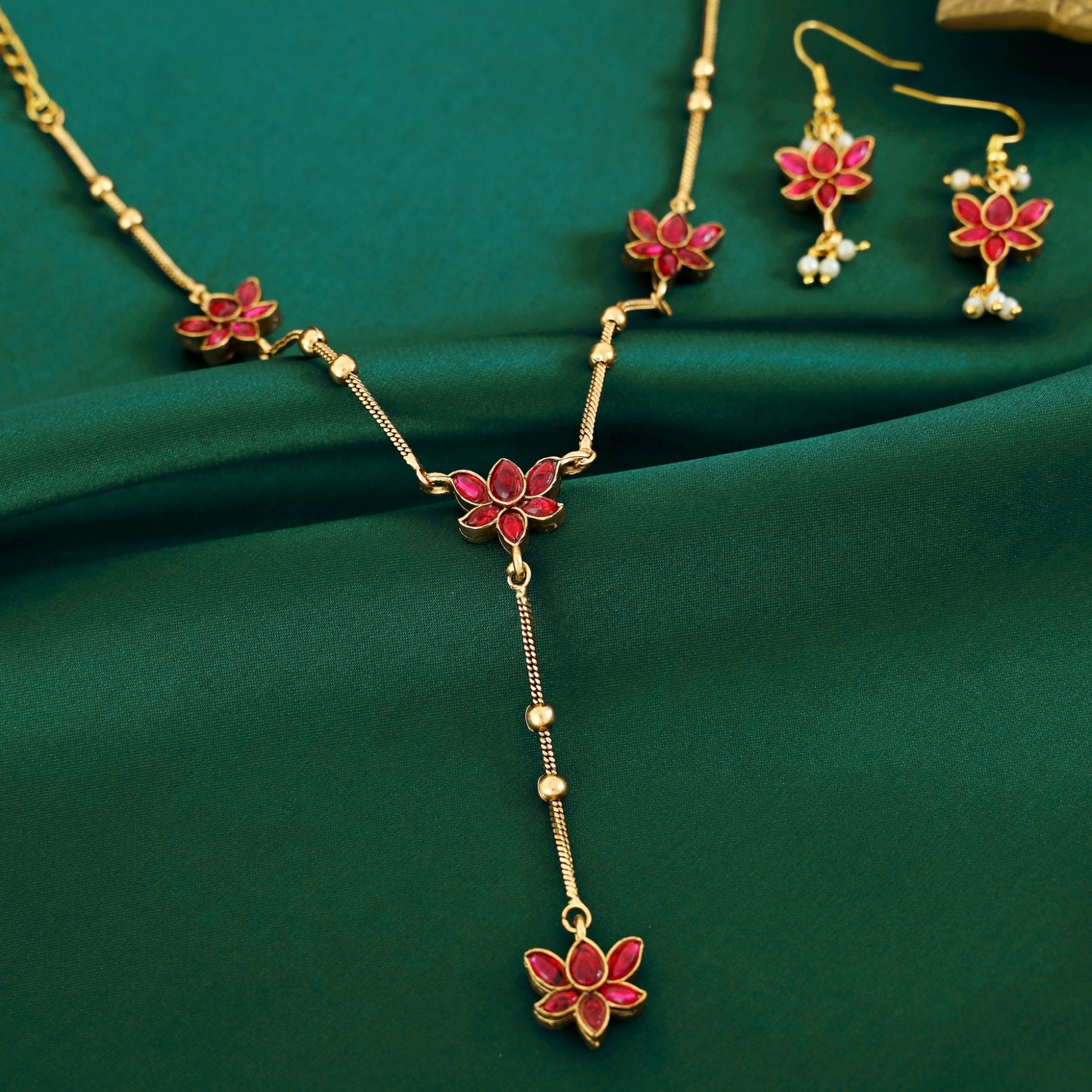 Tanya Reversible Neckpiece With Drops