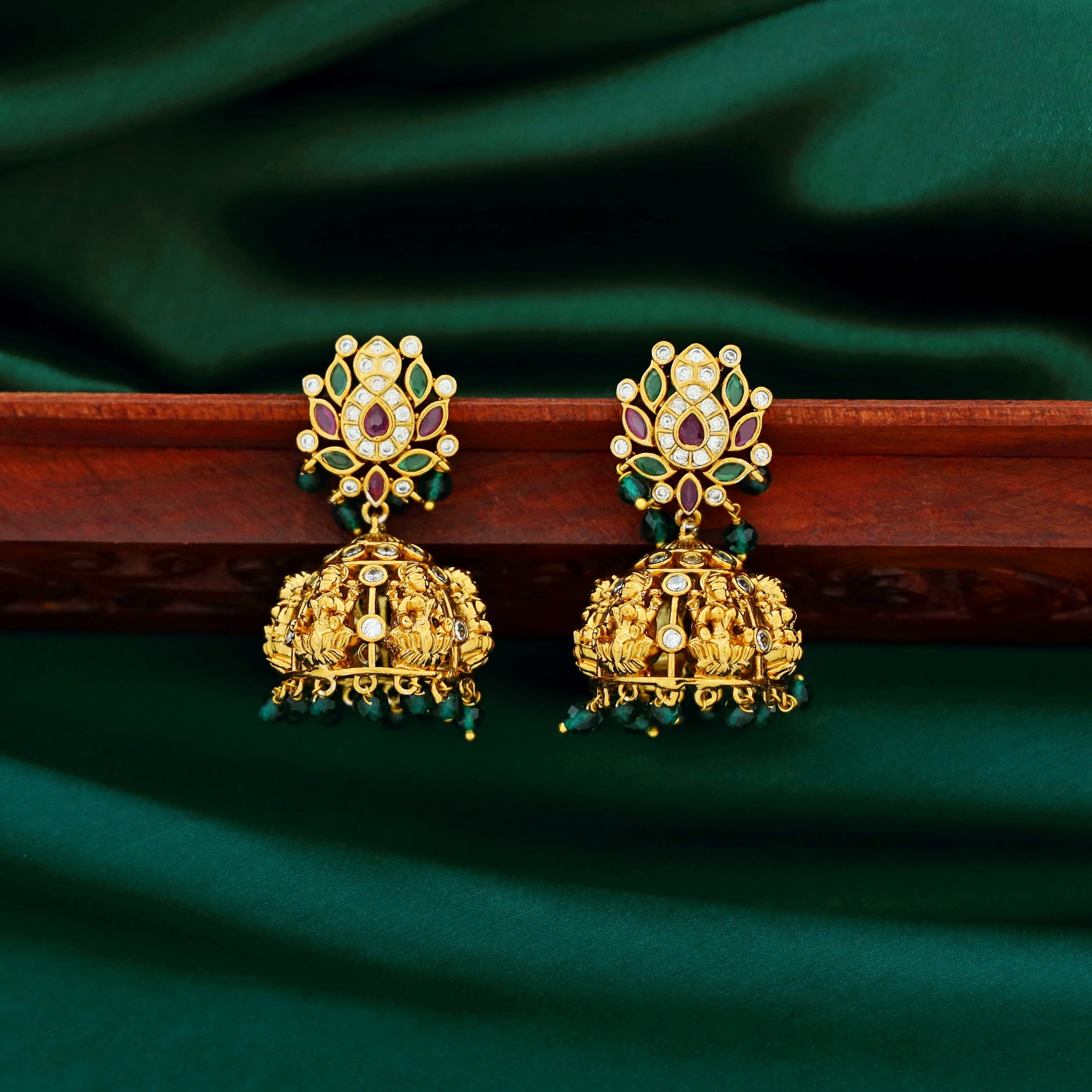 Karishma Golden Lekshmi Jhumka