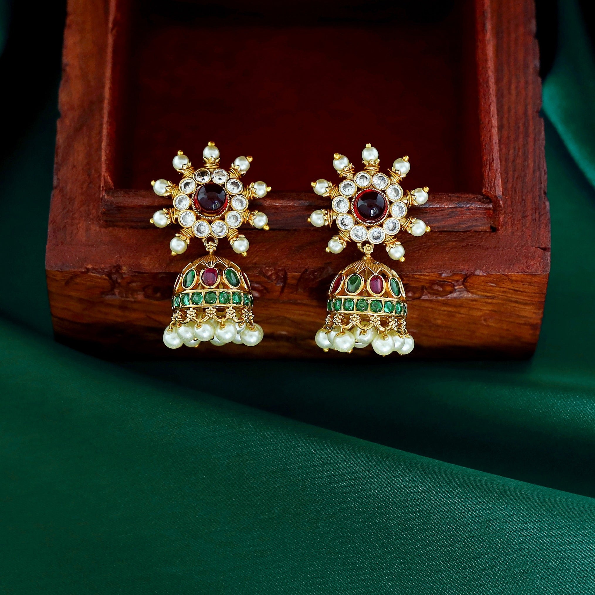 Pranami Pearl Jhumka