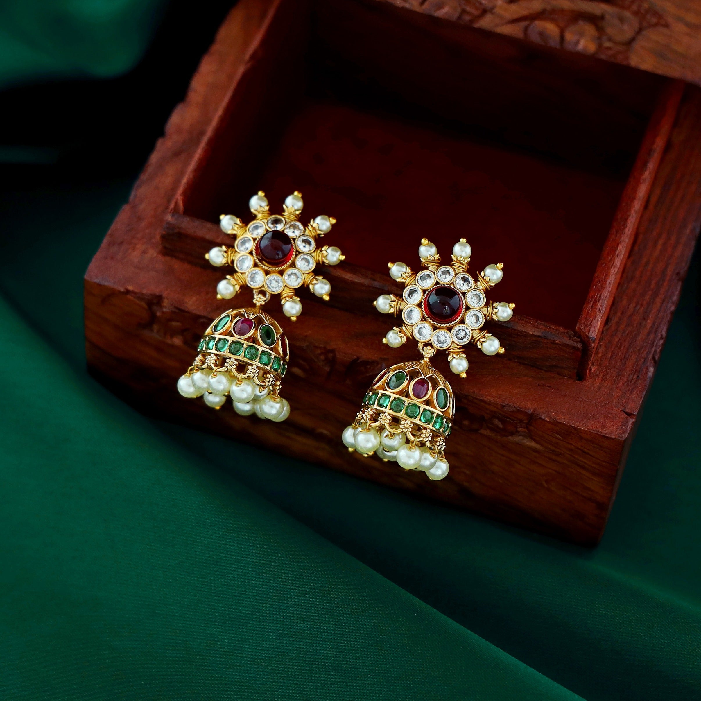 Pranami Pearl Jhumka