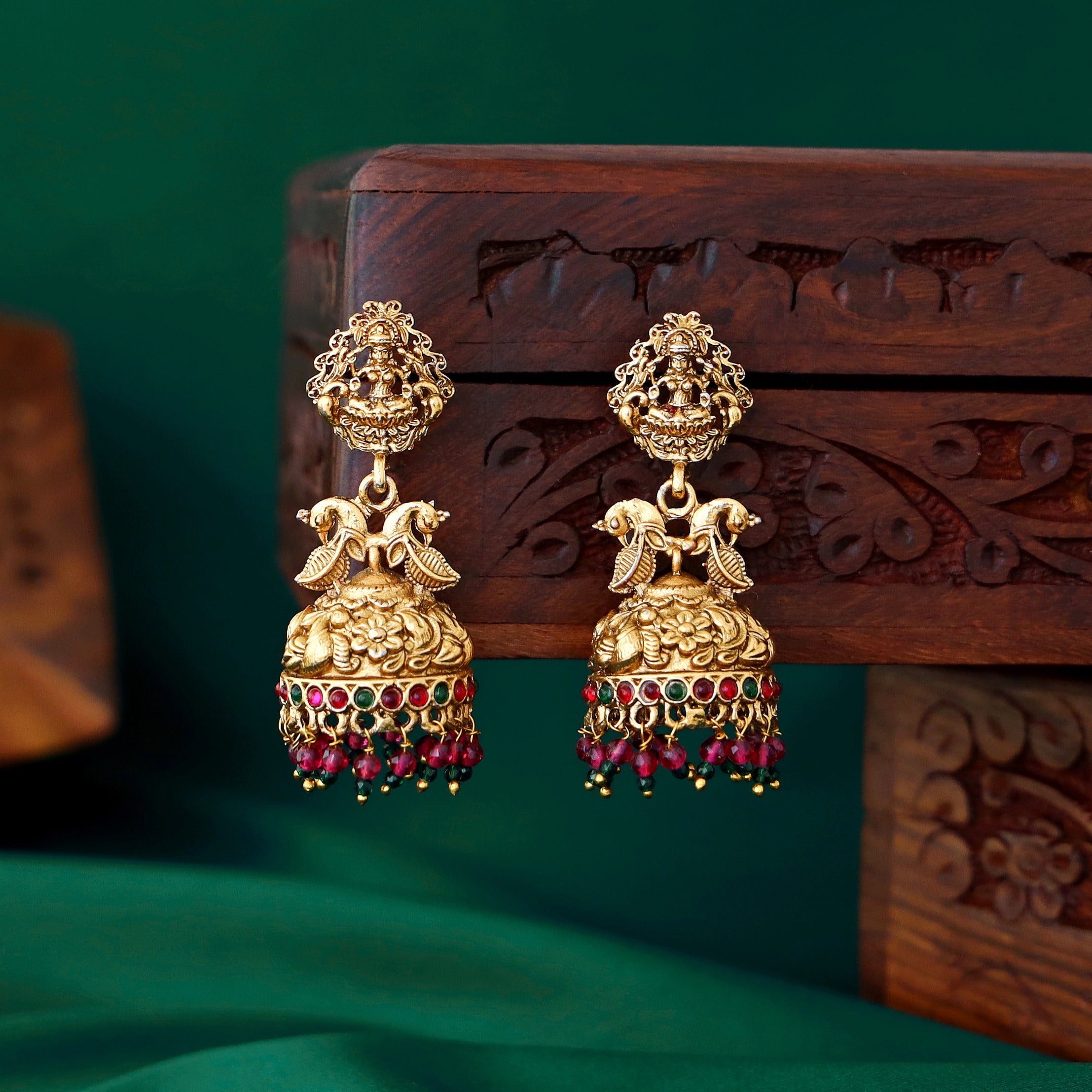 Narmada Mayur Jhumka